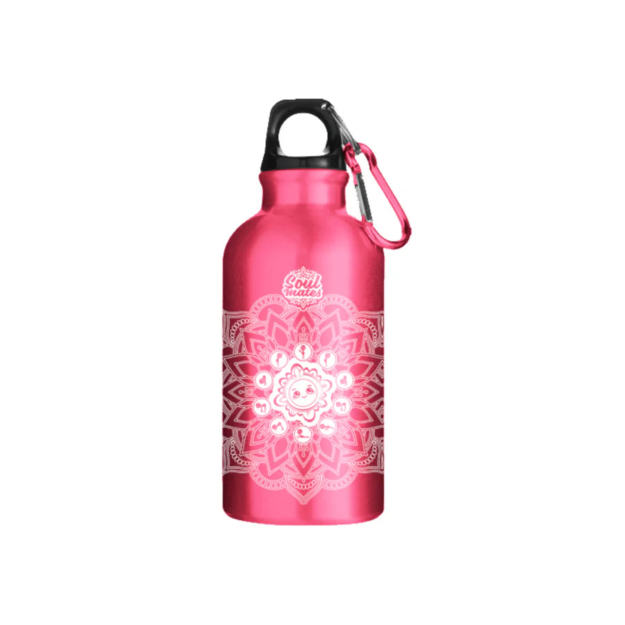 Eco Water Bottle - Sun and Moon (Pink)